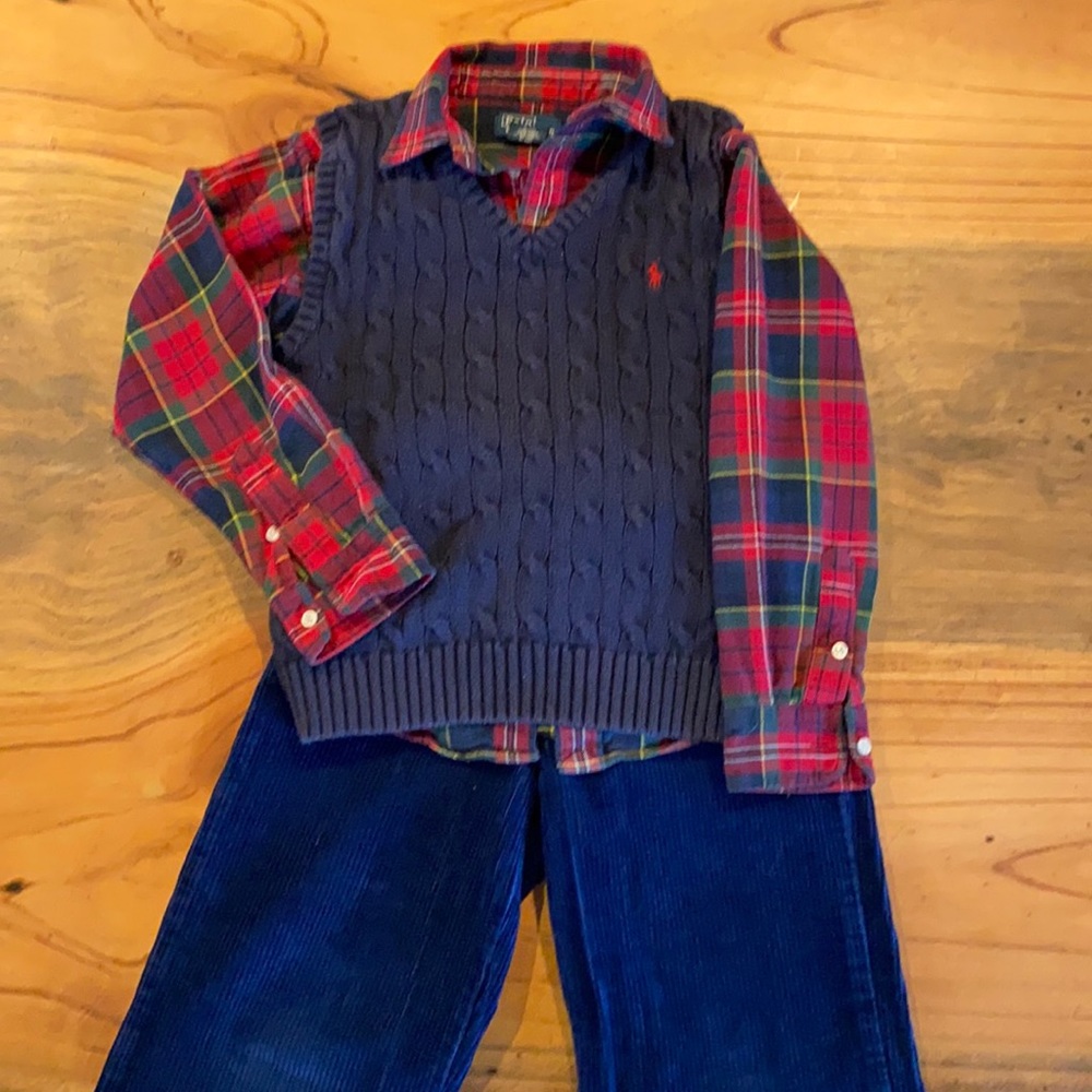 Outfit 7 years polo Ralf Lauren 7 years old boy